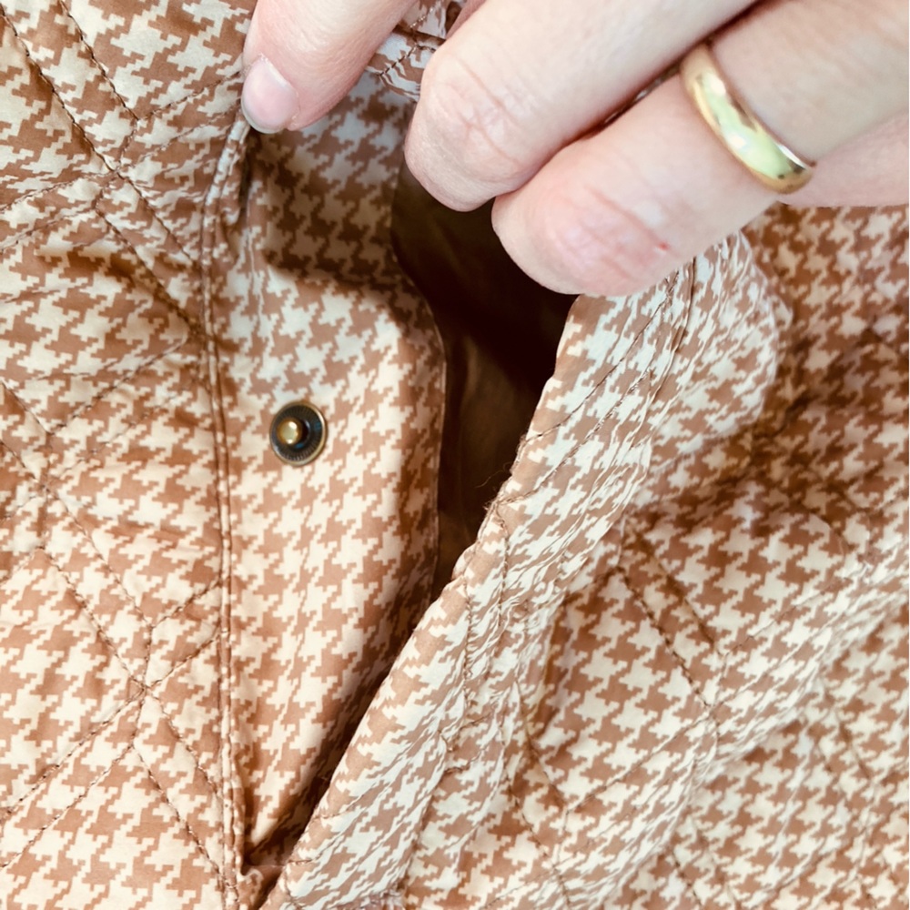 Lands' End Quilted Primaloft Insulated‎ Jacket Packable Tan Cream (Size 3XP) - Picture 8 of 15